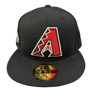 New Era Arizona Diamondbacks All-Star Side Patch 59FIFTY Fitted Hat Sz 7 1/2